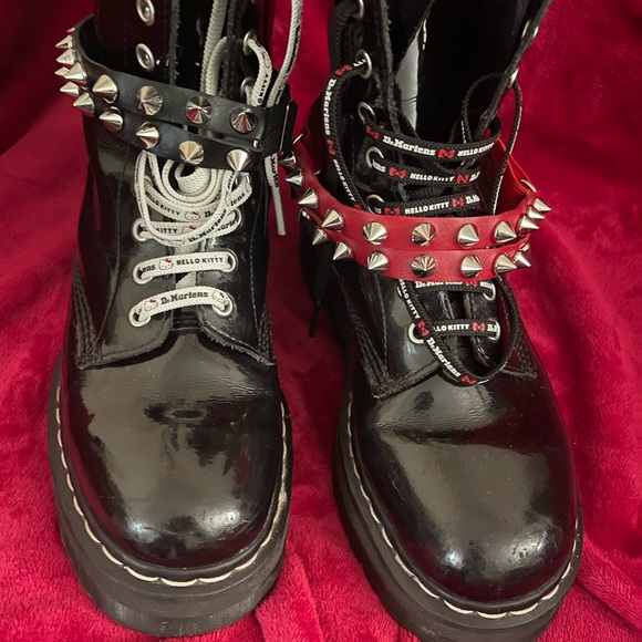 rare dr.martens aggy 1490 patent boot - Picture 2 of 9